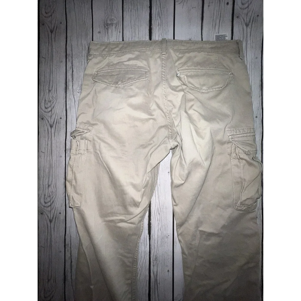 Vintage Y2K Levis Loose Straight Baggy Cargo Pants Size 34/32
